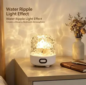 Shower Light with Bluetooth Speaker, Waterproof Shower Lamp with White Noise, 16Colors Ocean Wave Projector Light with Remote & Touch Control, Music Lamps for Inside Shower Bathroom Bathtub