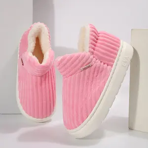 Women's Fuzzy Memory Foam Slippers Warm Cozy Shearling House Slippers for Ladies Supportive Slip on Indoor Home Shoes