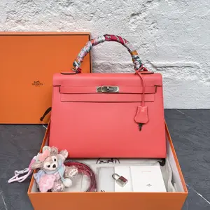 Pre-owned HERMÈS Leather Shoulder Bags 12.99'' X Shoulder Bag C8879725244 0327 LA Bill(1/3)