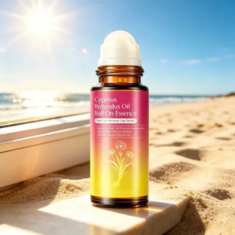 Cyperus Rotundus Oil Roll- Post-Hair Removal Serum, Soothes Redness, Irritation & Ingrowns, Slows Regrowth, Gentle Aftercare Oil for Sensitive Skin (Waxing, Shaving Use),back to school #backtoschool