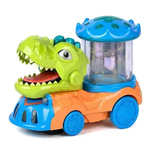 Kids' Electric Crocodile Toy Car - Obstacle Avoidance, Automatic Steering, Rotating Lights, Chomping Mouth (Baby Electric & Remote Control Toy)