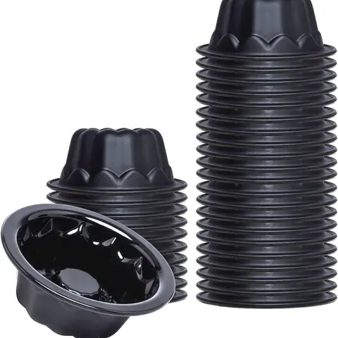 25-Pack Mini Bundt Cake Pans for Baking - 4 Inches Silicone Mini Bundt Cake Pans for Mini Flan Molds for Baking for Baking - Reusable Cake Mold for Baking Pumpkin Cake, Jelly, Brownies