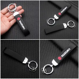 Suzuki Printed Car Keychain, Durable Scratch-Resistant, Portable Practical Decoration, Fits All Suzuki Keys, Essential Accessory