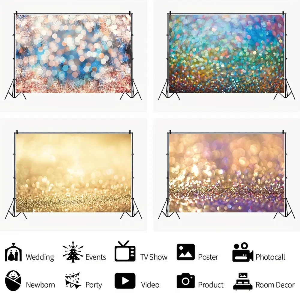 Colorful Halo Photography Backdrop, 120x80 Cm Studio Background Cloth, Professional Portrait Shooting Props, Ideal for Photo Shoots