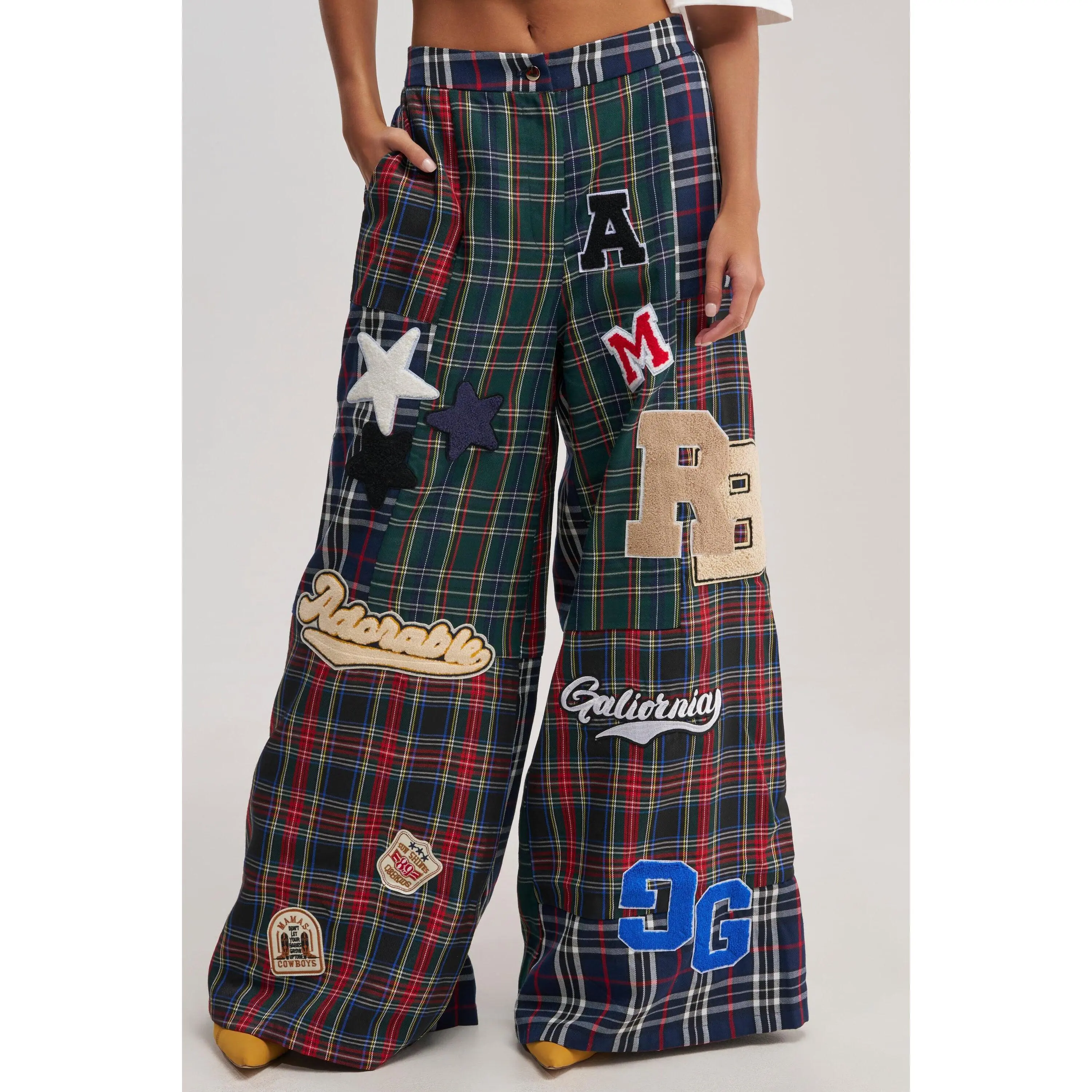 ALL ABOUT ME PLAID TROUSER