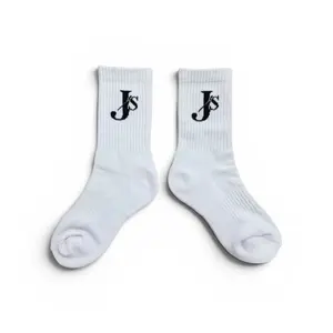 Premium Crew Socks – White (Coming Soon) - Quantity per Pack 6