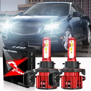 For Chevy Cruze 2011-2013 2014 2015  Car Stuff	LED Headlight Hi/Lo Beam Bulbs 6000K 2x Vehicle Led Backlit Led Headlamp Super Bright Led