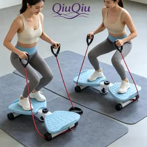 Upgraded Non-Slip Waist Twisting Disc with Foot Massage Texture & Resistance Bands