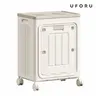 UFORU PP Rectangular Rolling Hamper - Traditional Home Goods Waterproof Laundry Basket, Ventilated, Odor-Resistant, Dustproof, Easy to Clean, Portable Lidded Organizer, Size Details in SKU Images, Assembly Guide in Main Image & Description