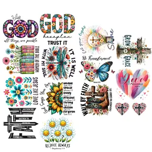 Christian Faith premade DTF gang sheet-14 adult prints + 5 Pocket, faith Premade DTF Gang sheet, Christian transfers, Christian heat transfers, Faith transfers