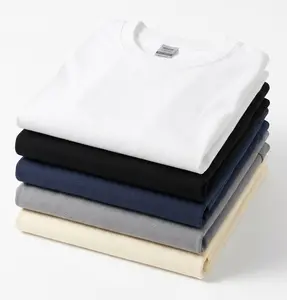 5-Pack 100% Cotton Men's T-Shirts Regular Fit Crew Neck Casual Breathable & Durable, Essential Undershirts for Everyday Wear