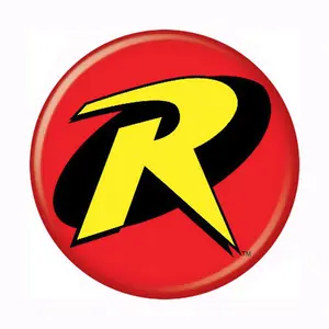 Robin  Robin 1.25 in. dia. R-Symbol Button