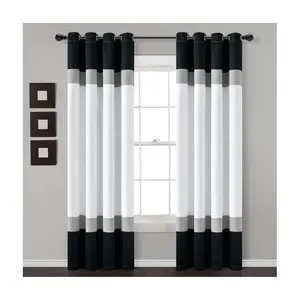 Alexander Light Filtering Window Curtain 52 x 84 by Lush Decor