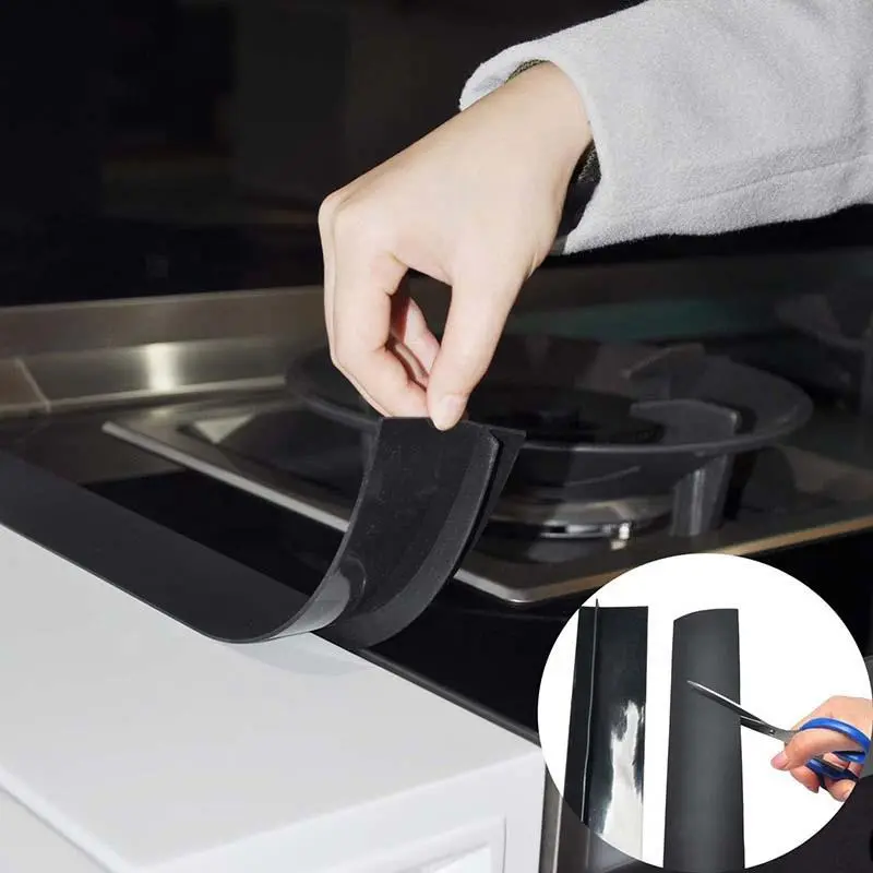 Silicone Stove Gap Cover, 1 Count/2 Counts 21 Inch Kitchen Counter Gap Filler, Heat Resistant Oven Gap Filler Cover, Kitchen Utensils & Gadgets, Kitchen Utensils Accessories, Kitchen Supplies