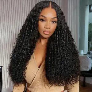 【Live Sale】Unice Curly Lace Wig with Defined Coils 3C–4A Curls & Natural Volume Human Hair Wigs with Bleached Knots No Slip Beginners Friendly