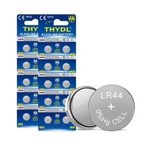 20pcs Lr44/ag13 Alkaline Button Cell Batteries 1.5v Current, Suitable for Watch Batteries, High Power Capacity 140mah, Ideal for Watches