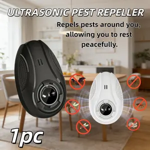 Upgrade Ultrasonic Pest & Rodent Repeller, Plug-In Home Rodent Control Device, Effective Against Mice, Mosquitoes, Cockroaches, Spiders, Safe & Non-Toxic