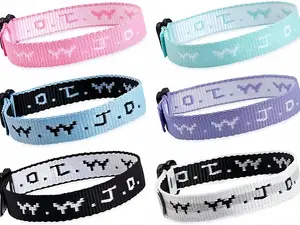 Pack of 6 WWJD Bracelets for Spring Travel Adjustable What Would Jesus Do Bracelets Pack, Handmade Wristband bracelet set