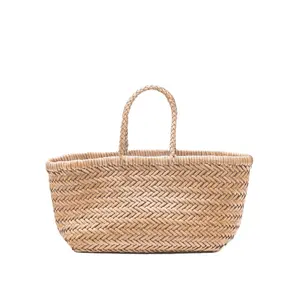 Bamboo Triple Jump Small Bag in Natural, from Dragon Diffusion