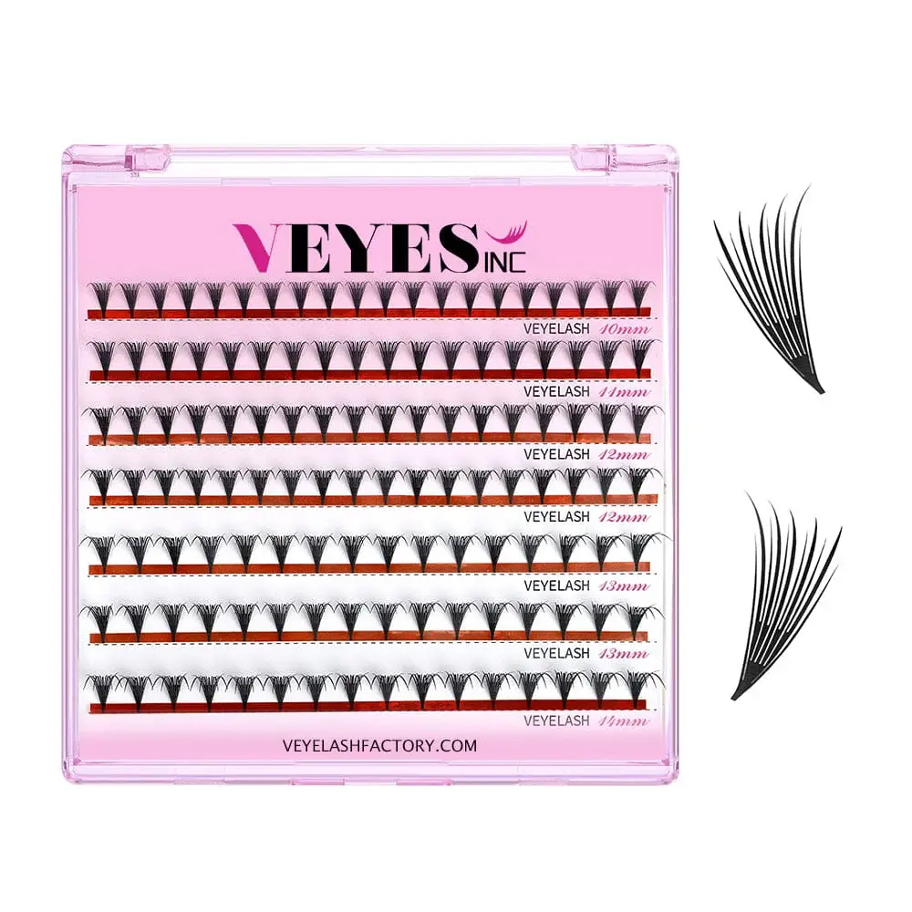 VEYES INC Airlift Manga Premade Volume Fans Eyelash Extensions Veyelash 0.04mm Thickness Laser Cutting Ultra-lightweight