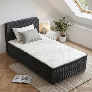 CAODOC Boneless Bed Twin Full Queen Size,Integrated Bed Frame and Mattress,Silent and Noise-Free ,Ideal for Apartments, Lofts, and Student Housing,No Assembly Required