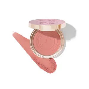 Mon Cher Pinch Perfect Powder Blush - Warm Matte Pink for Natural Radiance & Elegance - Smooth Buildable Color for All-Day Wear