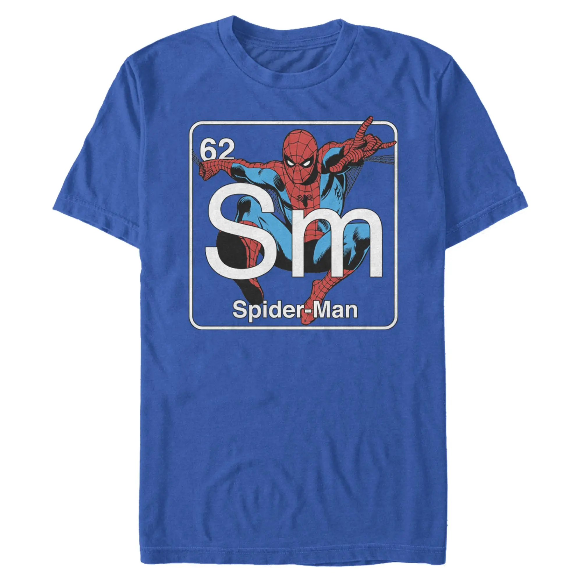 Men's Stylish Marvel Spider-Man Spider Element T-Shirt, Superhero Avenger Streetwear Uniform