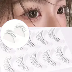 5 pairs of fake eyelashes, naturally slender, soft, light, and realistic, with gentle and sweet eyelashes, Natural Lash Look, Eyelashes Set