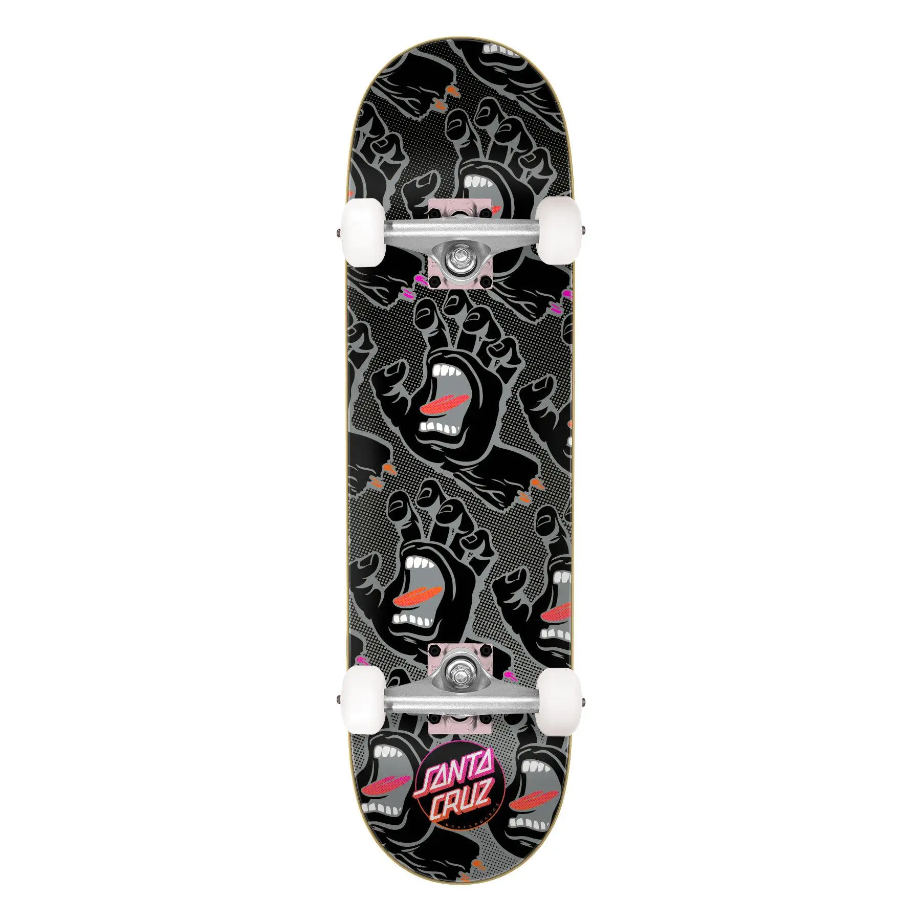 Gradient Hands Complete Skateboard, 8.51in XL 7-Ply Birch Skateboard Deck with Pro-Grade Grip, Easy Turn Base for Beginners, Unisex Size, Xl Width, Krux Trucks, Beginner Skating, Birch Deck, Skateboard Bearing, Material