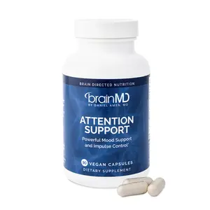 BrainMD - Attention Support - Promotes concentration and attention - 90 vegan capsules