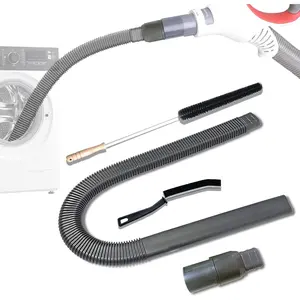 Dryer Vent Cleaner Kit for Shark NV350, NV351, NV352, NV353,NV360,NV500, NV501 Vacuum Attachment with Dryer Lint Brush and Hard Bristle Crevice Brush for Dryer Vent Replacement Parts