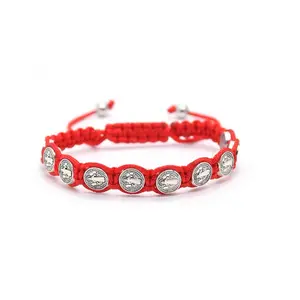 Fashionable alloy red string bracelet for women$men,Lucky Red Rope for the Year of the Horse 2026