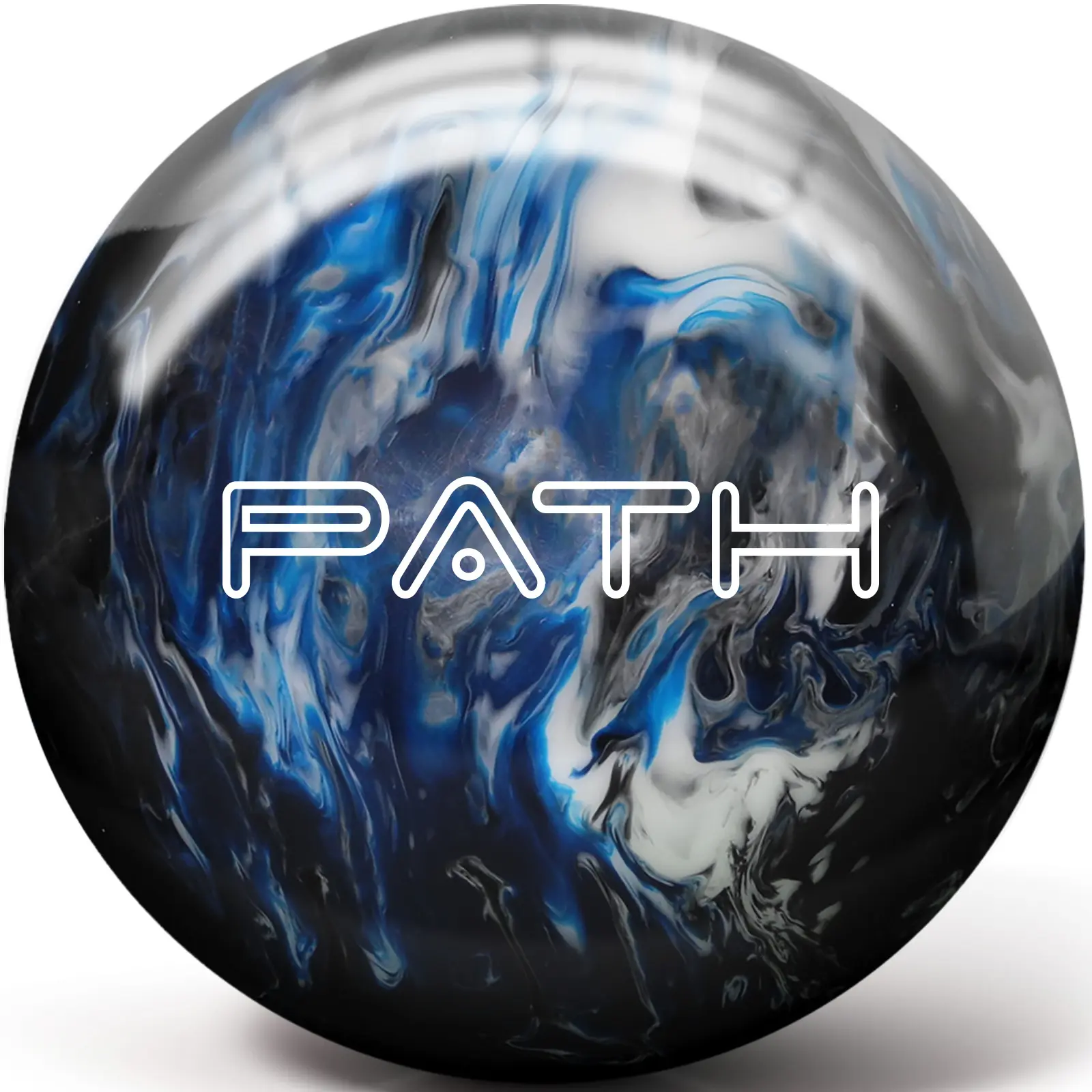 Pyramid Path Bowling Ball (Blue/Black/White)