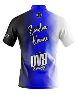 DV8 Bowling jersey “Lapis” Custom Name