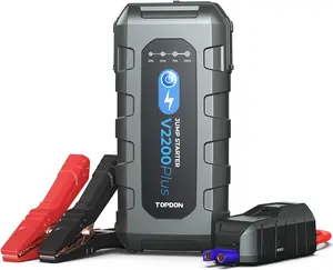 TOPDON V2200PLUS 12V 2200A Battery Booster Jump Starter and Battery Tester Pack