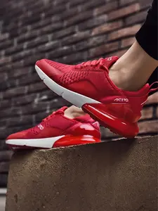 Men's Outdoor Running Shoes, Couples' Sports Shoes, Comfortable Daily Wear, Breathable Fabric, Air Cushion Design, Perfect Gift