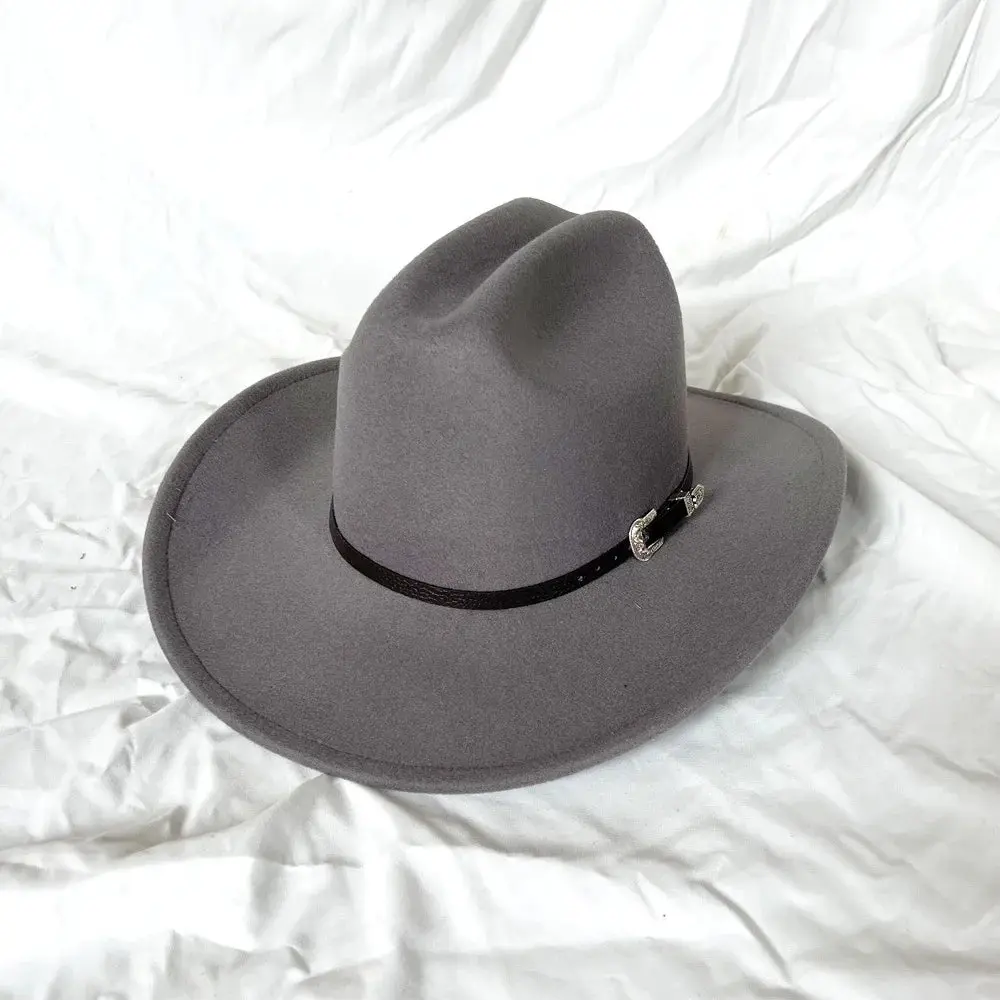 Essential Gray Cowboy Hat for DIY & Custom Art | Geode Soul