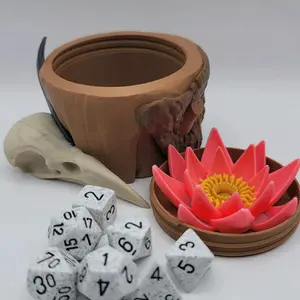 Druid Dice Box - Druid Themed Dice Holder - Trinket Box - Dungeons and Dragons