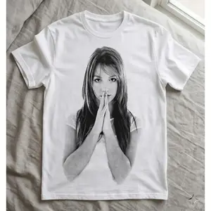 Vintage Pop Icon Graphic Tee Aesthetic Y2K Shirt | Retro Celebrity Style T-Shirt | Minimal Black White Portrait Tee | 90s 2000s Fashion Outfit | Streetwear Trend | Gift for Pop Culture Lovers