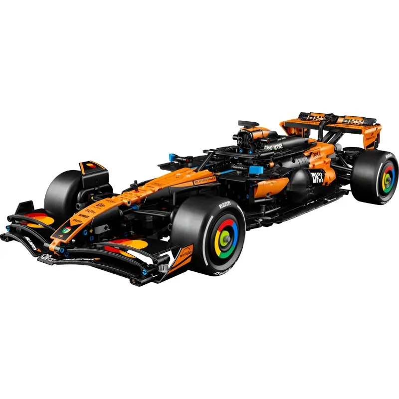 NEW Technical 42228 1675PCS 1:8 Orange MCL39 Sports Car Building Block Sets Brick Set MOC Sports Car DIY Assembly Model Set Toy Gift Boys Kids Creative Building Blocks