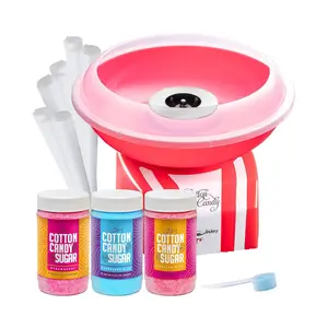 The Candery Cotton Candy Machine and 3 Sugar Floss Bundle