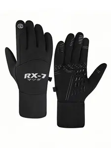 1pc with  Mazdaed RX7 Logos T winter gloves unisex winter gloves Touch Screen Flexible Design Running adult warm gloves Fashion winter gifts Cozy Stylish