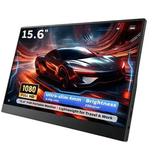 15.6 inch Portable monitors For Laptops FHD IPS 1080P External Screen Extender for MAC Windows Phone Games Extended