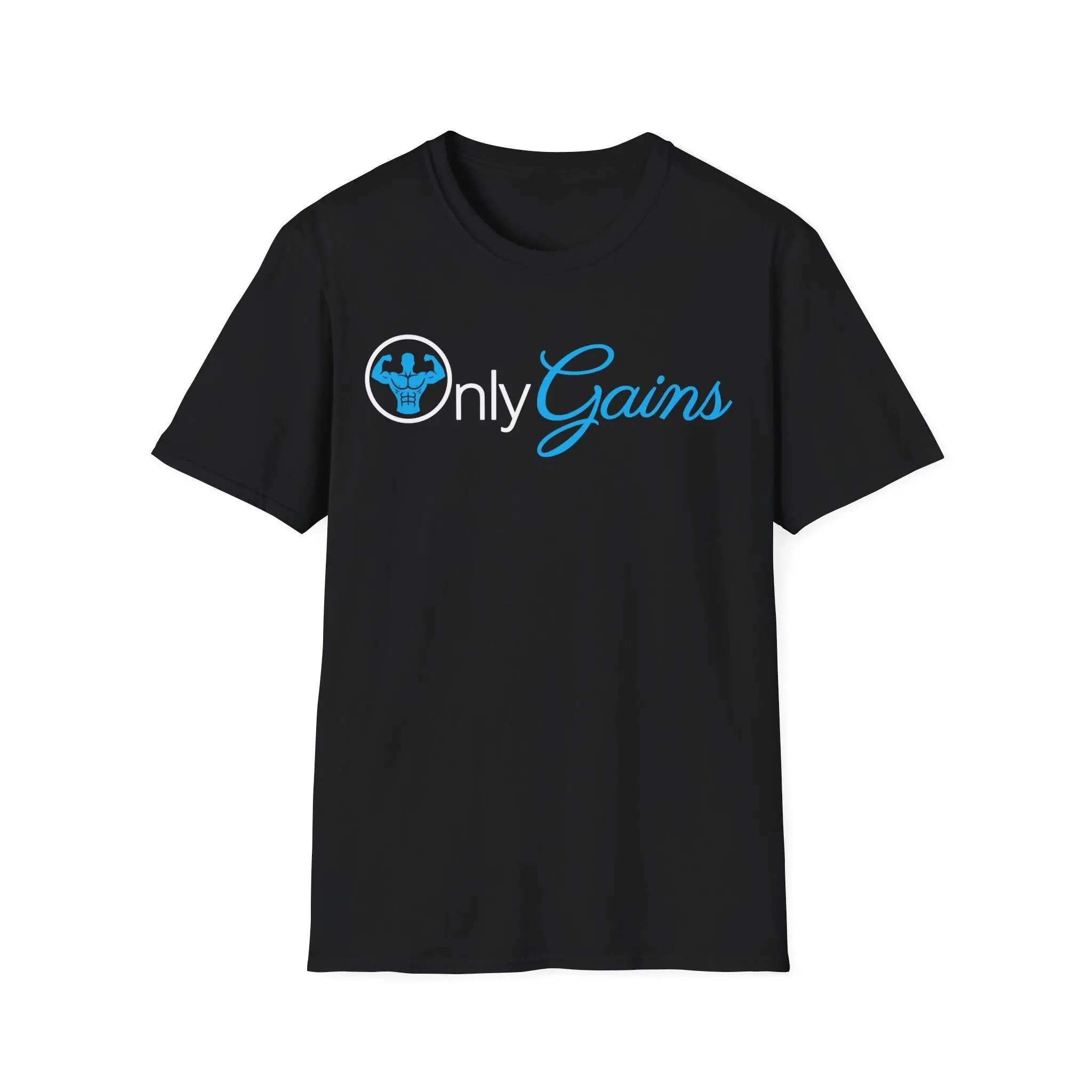 [Graphic Tee]Only Gains Parody Gym Pump Cover |   Men's Workout T-shirt |   Funny Gym Rat Lifting Tee meme Vintage Acid Washed gift good oversized streetwear Unisex sarcastic outdoor casual men trendy hoodie grandpa Retro Mii Need Cigarette graduation