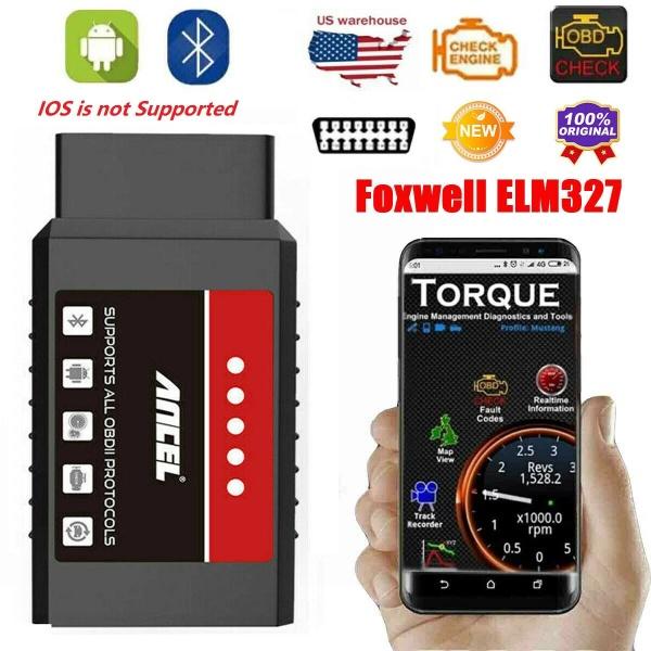 Ancel   Bluetooth ELM327 OBD2 Car Scanner Diagnostic Fault Code Reader Tool for Android