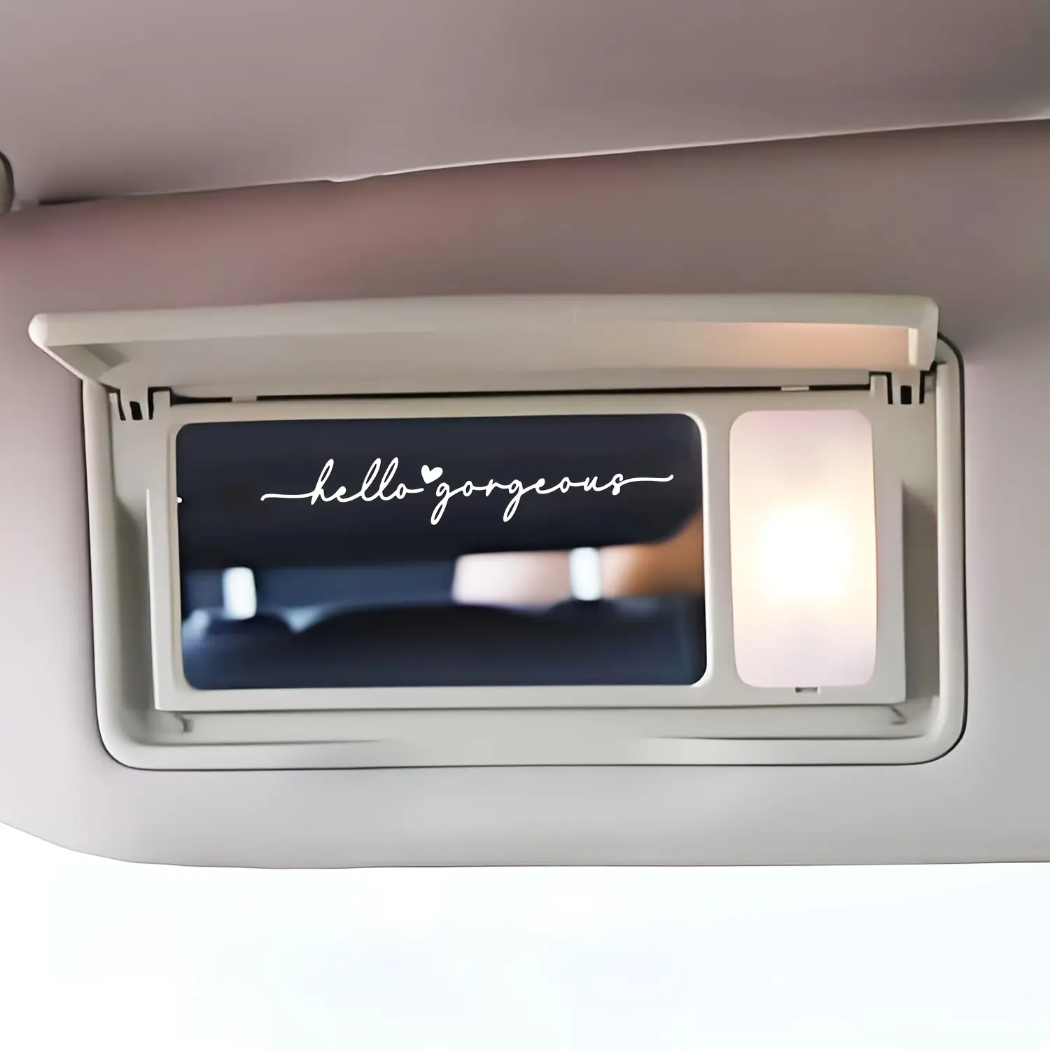 3PS/SET Heartwarming Quote Car Sticker Set, Including "hello gorgeous" & Other Inspirational Decals, Add Confidence & Encouragement Style to Your Vehicle with Creative Decor, Sticker for Cars, Car Accessories