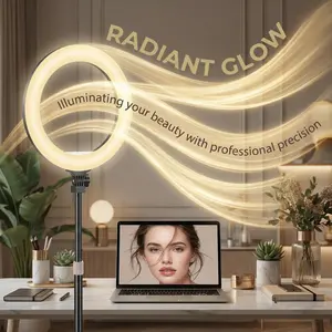 12" Multi-Functional Desk Ring Light with Extendable Stand – Professional Lighting for Live Streaming, Makeup, Video Calls, Spring, Memorial Day & Easter #TikTokShopStockUp #TikTokShopMothersDay