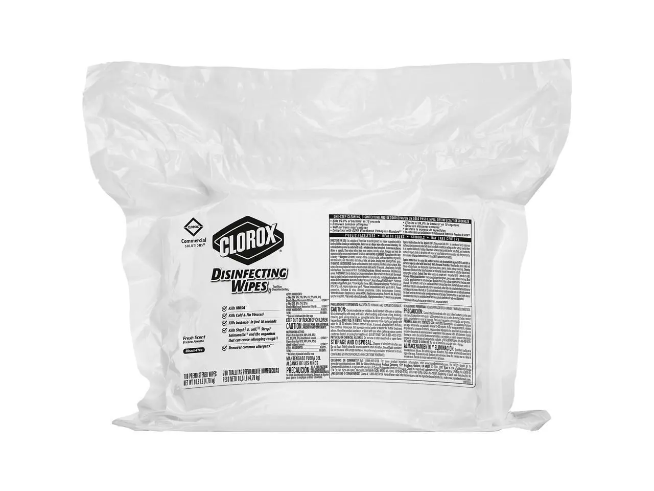 Clorox Disinfecting Wipes Refills 700 Wipes (Fresh Scent)