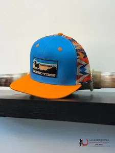 ROCK&ROLL DENIM HATS TEAL 0.3 ORANGE