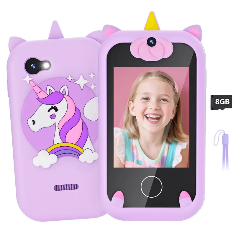 Baby's First Camera Phone Unicorn Toddler Toy Phone Safe Screen Time MP3 Player 8GB Included Baby's First Camera Phone Unicorn Toddler Toy Phone Safe Screen Time MP3 Player 8GB Included